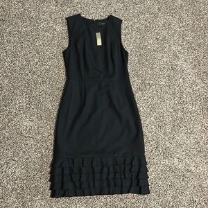 NWT JCREW sleeveless black dress